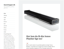 Tablet Screenshot of gearshopper.dk